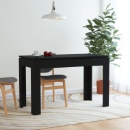 vidaXL Jedálenský stôl, čierny 120x60x76 cm, drevotrieska - cena, srovnání