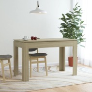 vidaXL Jedálenský stôl, dub sonoma 120x60x76 cm, drevotrieska - cena, srovnání