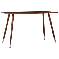 vidaXL Jedálenský stôl, hnedý 120x60x74 cm, MDF - cena, srovnání
