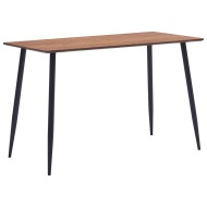 vidaXL Jedálenský stôl, hnedý 120x60x75 cm, MDF - cena, srovnání