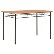 vidaXL Jedálenský stôl hnedý 120 x 70 x 75 cm MDF - cena, srovnání
