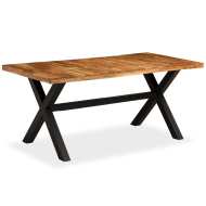 vidaXL Jedálenský stôl, masívne akáciové a mangovníkové drevo, 180x90x76 cm - cena, srovnání