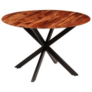 vidaXL Jedálenský stôl, masívne sheeshamové drevo 120x77 cm - cena, srovnání