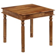 vidaXL Jedálenský stôl masívne sheeshamové drevo 80x80x77 cm - cena, srovnání