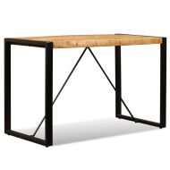 vidaXL Jedálenský stôl, masívne surové mangovníkové drevo, 120 cm - cena, srovnání