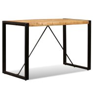 vidaXL Jedálenský stôl, masívne surové mangovníkové drevo, 120 cm - cena, srovnání