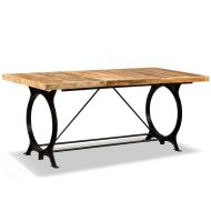 vidaXL Jedálenský stôl, masívne surové mangovníkové drevo, 180 cm - cena, srovnání