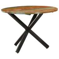 vidaXL Jedálenský stôl okrúhly 100x100x75 cm masívne recyklované drevo - cena, srovnání