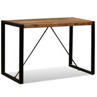 vidaXL Jedálenský stôl, recyklovaný masív 120 cm - cena, srovnání