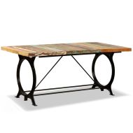 vidaXL Jedálenský stôl, recyklovaný masív 180 cm - cena, srovnání