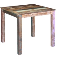 vidaXL Jedálenský stôl, recyklovaný masív 80x82x76 cm - cena, srovnání