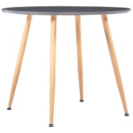 vidaXL Jedálenský stôl, sivo dubový 90x73,5 cm, MDF - cena, srovnání