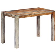 vidaXL Jedálenský stôl sivý 118x60x76 cm masívne sheeshamové drevo - cena, srovnání