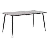 vidaXL Jedálenský stôl, sivý 140x70x75 cm, MDF - cena, srovnání