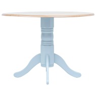 vidaXL Jedálenský stôl sivý a hnedý 106 cm masívne kaučukovníkové drevo - cena, srovnání