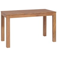 vidaXL Jedálenský stôl, tíkový masív s prirodným povrchom 120x60x76 cm - cena, srovnání