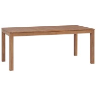 vidaXL Jedálenský stôl, tíkový masív s prirodným povrchom 180x90x76 cm - cena, srovnání
