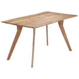 vidaXL Jedálenský stôl z akáciového dreva 140x80x76 cm