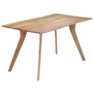 vidaXL Jedálenský stôl z akáciového dreva 140x80x76 cm - cena, srovnání