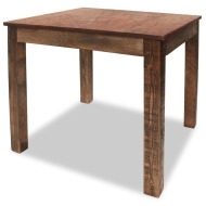 vidaXL Jedálenský stôl z masívneho recyklovaného dreva, 82x80x76 cm - cena, srovnání