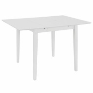 vidaXL Rozkladací jedálenský stôl drevotrieska biely (80-120)x80x74 cm - cena, srovnání