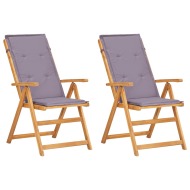 vidaXL Sklápacie záhradné stoličky 2 ks, hnedé, akáciový masív - cena, srovnání