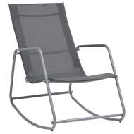 vidaXL Záhradná hojdacia stolička sivá 95x54x85 cm textilén - cena, srovnání