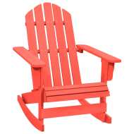 vidaXL Záhradná hojdacia stolička Adirondack jedľový masív červená - cena, srovnání