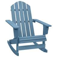 vidaXL Záhradná hojdacia stolička Adirondack jedľový masív modrá - cena, srovnání