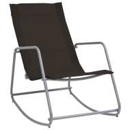 vidaXL Záhradná hojdacia stolička čierna 95x54x85 cm textilén - cena, srovnání