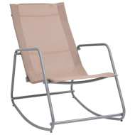 vidaXL Záhradná hojdacia stolička sivohnedá 95x54x85 cm textilén - cena, srovnání