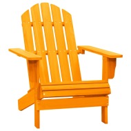 vidaXL Záhradná stolička Adirondack jedľový masív oranžová - cena, srovnání