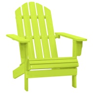 vidaXL Záhradná stolička Adirondack jedľový masív zelená - cena, srovnání