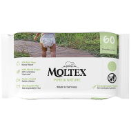 Moltex Pure & Nature EKO vlhčené obrúsky 60ks