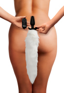 Tailz Vibrating Narrow Anal Plug With Tail Fox - cena, srovnání