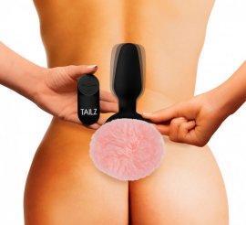 Tailz Vibrating Anal Plug With Bunny Tail