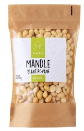 Natu Mandle blanšírované 200g