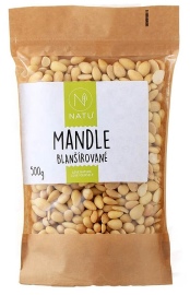 Natu Mandle blanšírované 500g