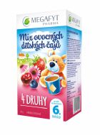 Megafyt Mix ovocných detských čajov 4 druhy 20x2g