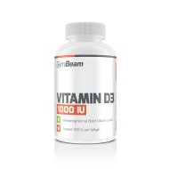 Gymbeam Vitamín D3 1000 IU 120tbl - cena, srovnání