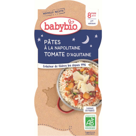 Babybio Večerné menu Neapolské cestoviny 2x200g