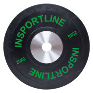 InSPORTline Bumper Plate 25 kg - cena, srovnání