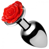 Booty Sparks Red Rose Analplug Small - cena, srovnání