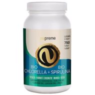 Nupreme BIO Chlorella + Spirulina 750tbl - cena, srovnání