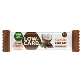 Topnatur Low Carb Tyčinka kakao - kokos 40g