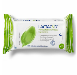 Lactacyd Intimate Cleansing Wipes Fresh 15ks