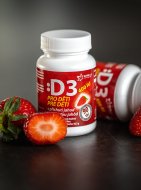 Nutricius Vitamín D3 pre deti - jahoda 90tbl - cena, srovnání