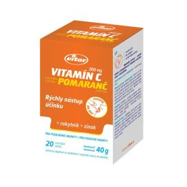 Vitar Vitamín C 300mg + rakytník + zinok 20ks