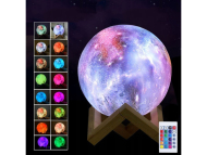 Lampička farebný Mesiac - 15 cm a až 16 farieb - cena, srovnání