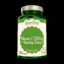 Greenfood Vitamin C 1000 + Extrakt zo šípok 60tbl